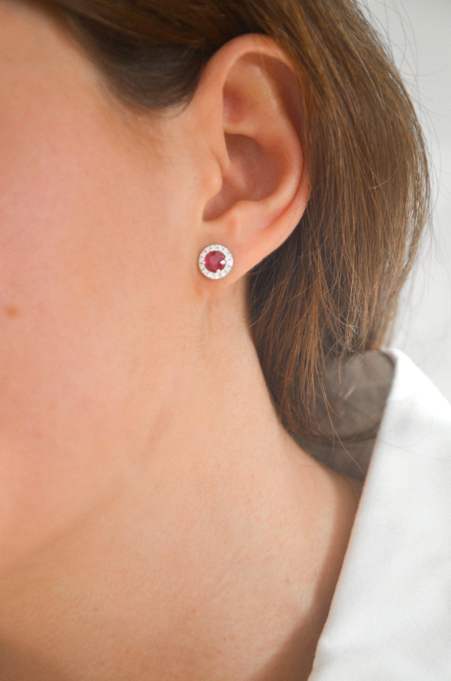 pendientes orla con rubi