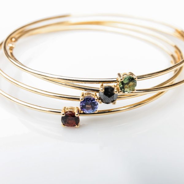 Pulsera Flex con piedra color