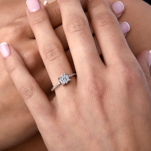 media alianza con orla y diamante central